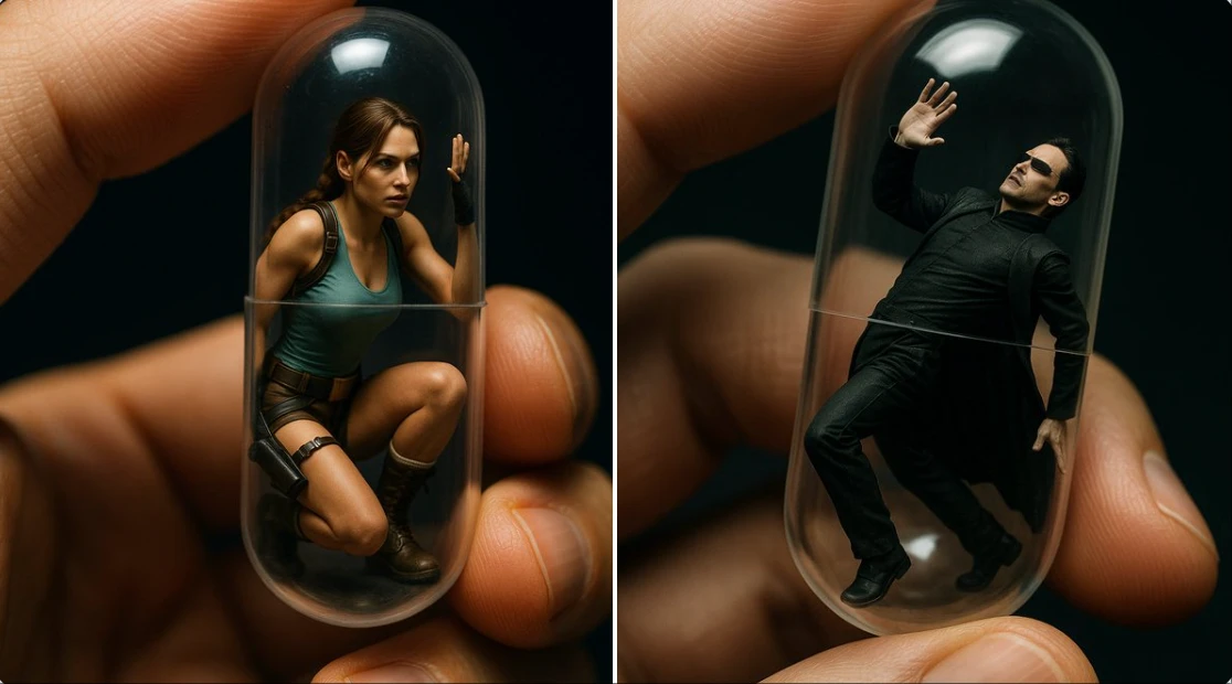 Miniature Transparent Capsule