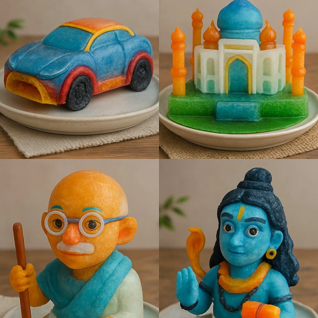 Colorful Handmade Sculpture