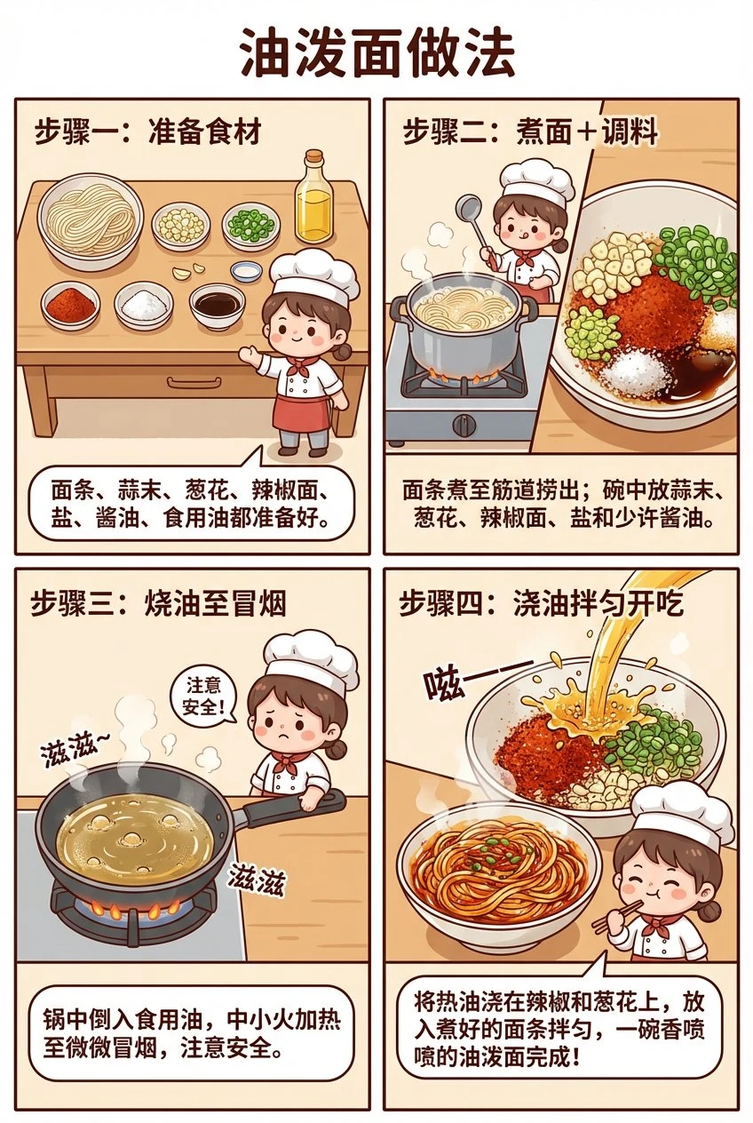 Oil splash noodle palace grid comic